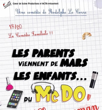 Les parents viennent de Mars, les enfants du McDo
