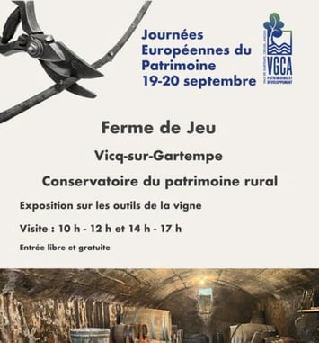 Exposition sur les anciens outils de la vigne