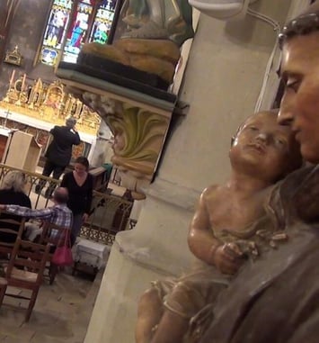 Visite de l'église de Dissay