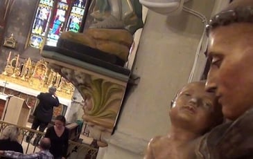 Visite de l'église de Dissay