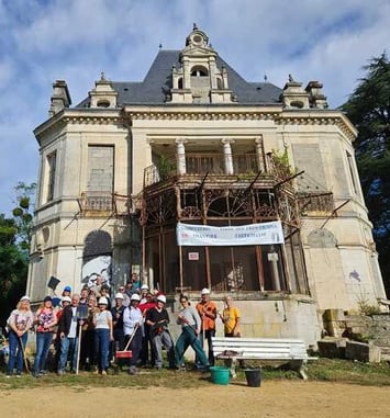 Visite extérieure la Villa des Prés Mignons