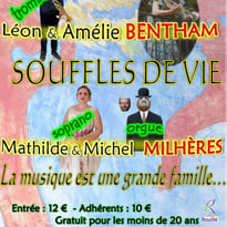 Concert trompette, trombone, voix et orgue