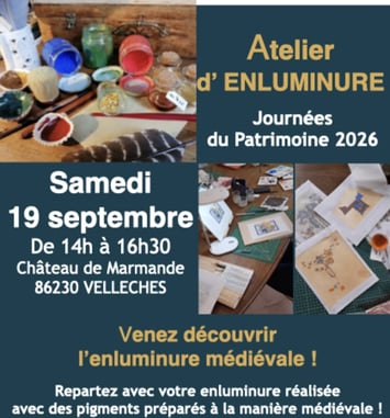 Atelier : à la découverte de l'enluminure médiévale