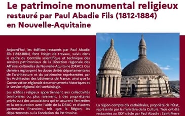 Paul Abadie fils (1812-1884), architecte emblématique du XIXe siècle