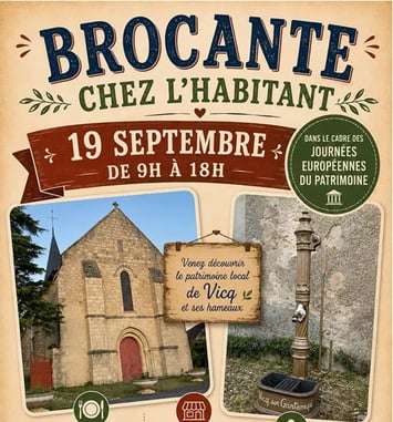 Brocante chez l'habitant