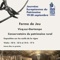 Visite de la Ferme de Jeu , conservatoire du patrimoine rural