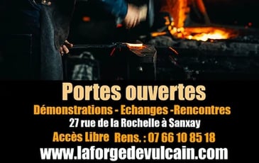 Portes ouvertes à la forge de Vulcain à Sanxay