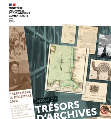 Exposition Trésors d'archives. Les richesses du Service historique de la Défense à Châtellerault