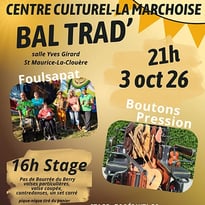 Bal trad avec Boutons Pression et Foulsapat