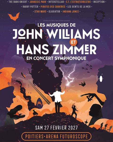 Les Musiques de John Williams et Hans Zimmer en concert symphonique