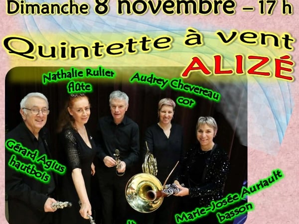 Quintette à vent Alizé : Elgar, Pierné, Arrieu...