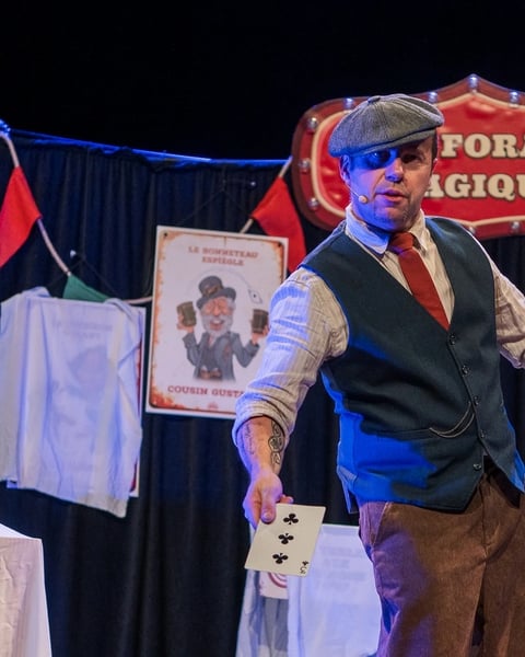Maurice Douda, Le magicien de la fête foraine