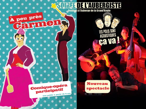 Soirée de l’Aubergiste : À peu près Carmen + Les Polis Sont Acoustiques